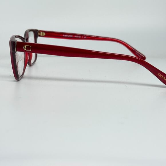 COACH HC6129 5532 Rectangle Berry Laminate Demo Lens 52-16-140 H19207 - Picture 2 of 7